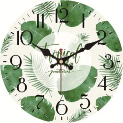tropical wall clock