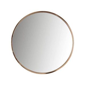 vintage round mirror