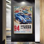 affiche 24 heures du mans vintage