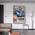 affiche 24 heures du mans vintage