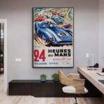 affiche 24 heures du mans vintage