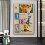 affiche à bout de souffle