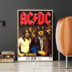 affiche acdc vintage