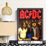affiche acdc vintage