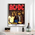 affiche acdc vintage