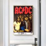 affiche acdc vintage