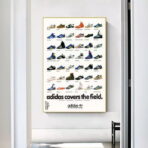 affiche adidas vintage basket