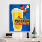 affiche alcool vintage