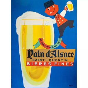 affiche alcool vintage