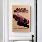 affiche alfa romeo vintage