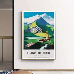 affiche alpes vintage