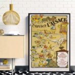 affiche alsace vintage