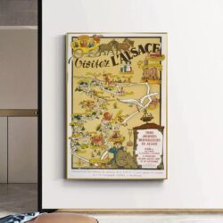 affiche alsace vintage