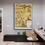 affiche alsace vintage