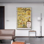 affiche alsace vintage