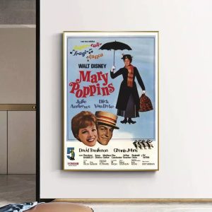 affiche americaine vintage mary poppins