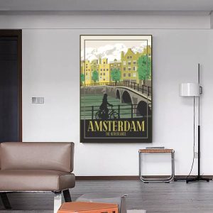 affiche amsterdam vintage