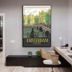 affiche amsterdam vintage