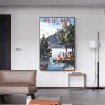 affiche ancienne aix les bains