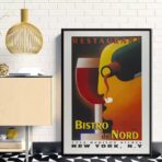 affiche ancienne bistrot