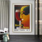 affiche ancienne bistrot