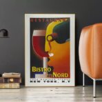 affiche ancienne bistrot