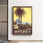 affiche ancienne hyères
