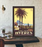 affiche ancienne hyères