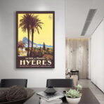 affiche ancienne hyères