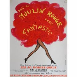 affiche ancienne moulin rouge