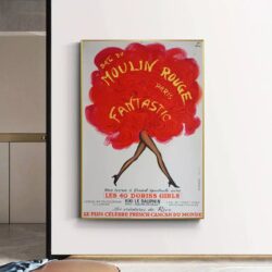 affiche ancienne moulin rouge