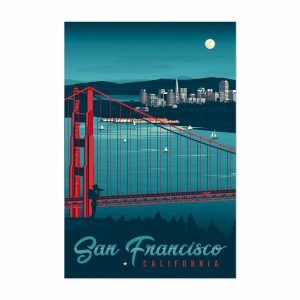 affiche ancienne san francisco