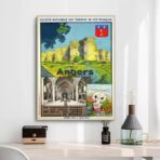 affiche angers vintage