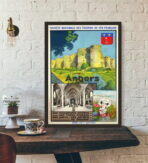 affiche angers vintage