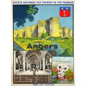 affiche angers vintage
