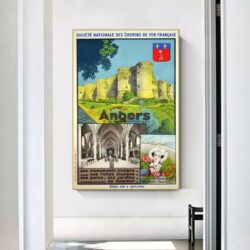 affiche angers vintage
