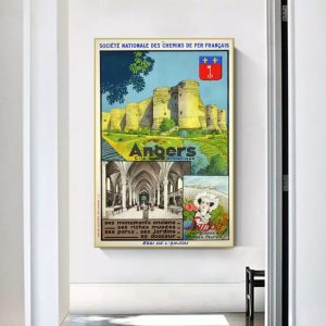 affiche angers vintage