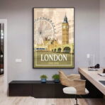 affiche angleterre vintage