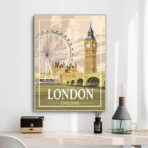 affiche angleterre vintage