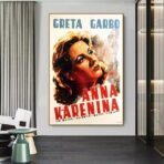 affiche anna karerina vintage