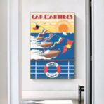 affiche antibes vintage