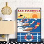 affiche antibes vintage