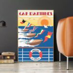 affiche antibes vintage