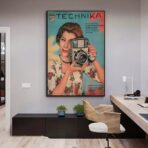 affiche appareil photo vintage