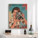 affiche appareil photo vintage