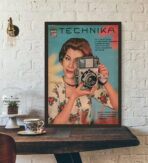 affiche appareil photo vintage
