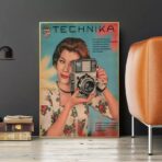 affiche appareil photo vintage