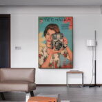 affiche appareil photo vintage