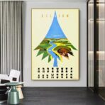 affiche ardennes vintage