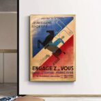 affiche armee francaise vintage